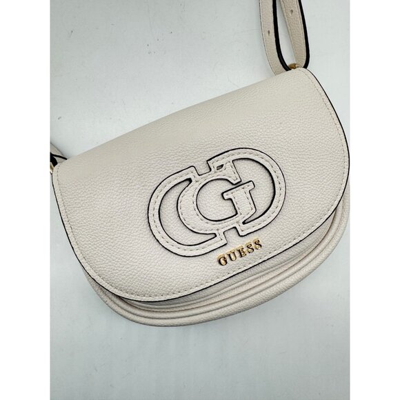 GUESS Calebra convertible mini shoulder crossbody bag - Off White - Picture 6 of 11